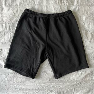Aerie offline black Jersey comfy biker shorts
